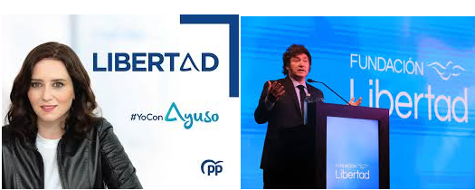 DÍAZ AYUSO MILEI: LIBERTAD