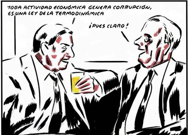 El Roto. Toda actividad económica genera corrupción