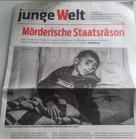PORTADA DE JUNGE WELT