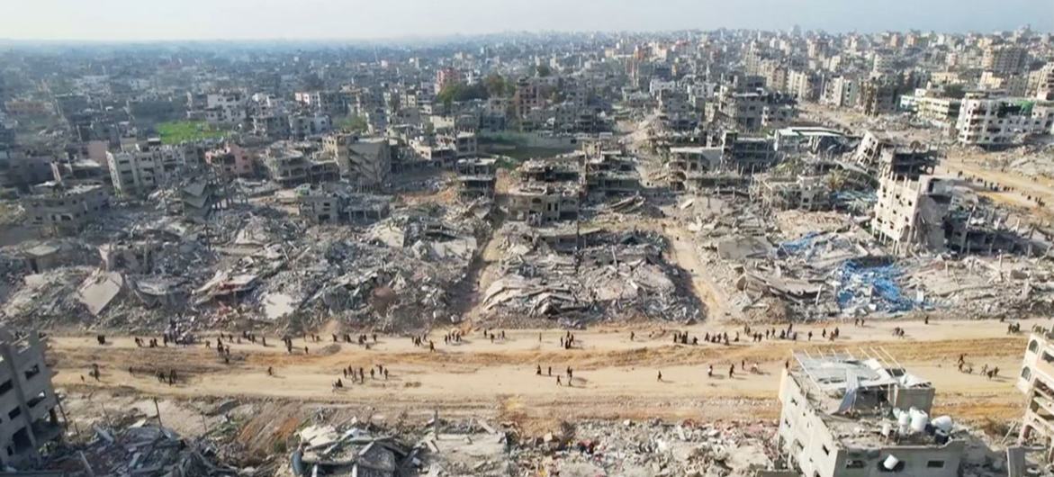 Una gran parte de Gaza ha sido ya destruida. Foto UNRWA