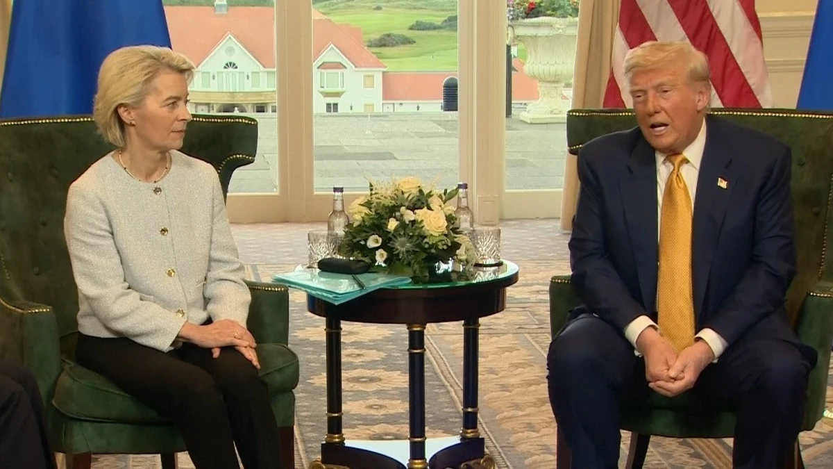 VON DER LEYEN TRUMP