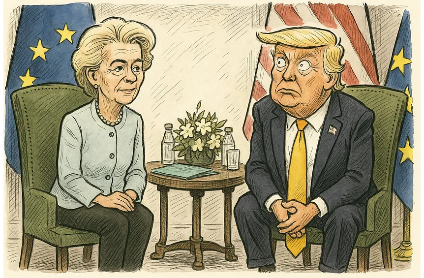 TRUMP VON DER LEYEN - Simplicius