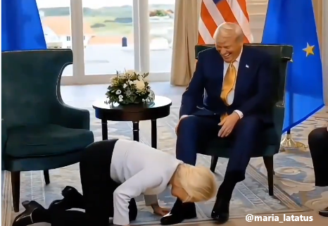 TRUMP VON DER LEYEN por IA