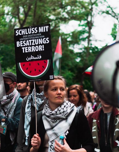 PROTESTAS ALEMANAS CONTRA EL GENOCIDIO DE PALESTINA POR ISRAEL - VIENTO SUR