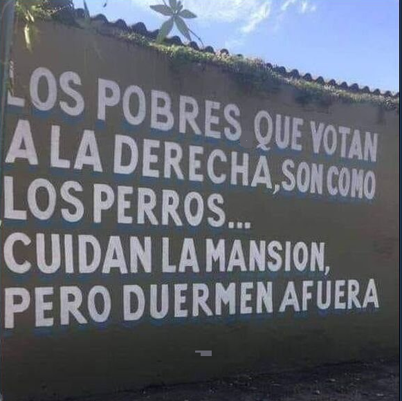 POBRES VOTAN DERECHA