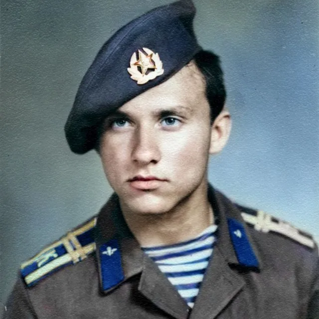 Teniente Coronel Mijaíl Aleksándrovich Popov, veterano de Afganistán