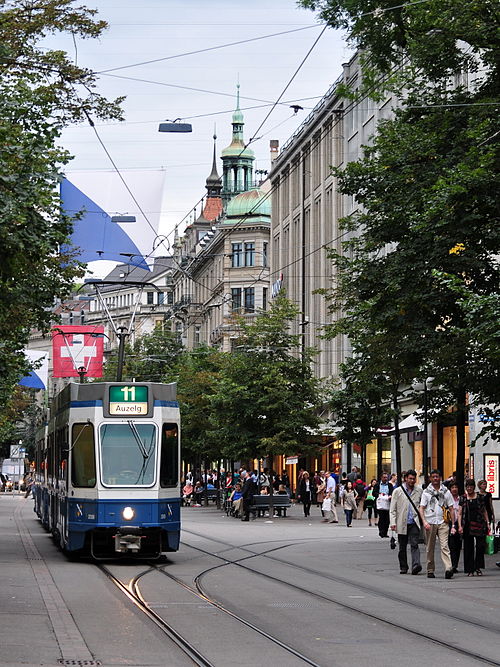BAHNHOFSTRASSE, LA MILLA DE ORO EN ZURICH