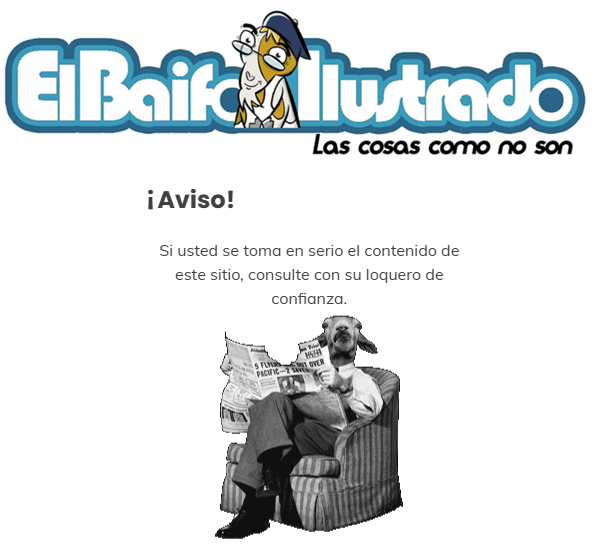 Gracias a EL BAIFO ILUSTRADO y a la colaboración de Federico Aguilera Klink. La casa de mi tía republica por el alto interés del contenido, y que sea lo que Dios quiera