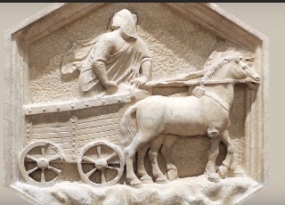Tespis conduce su Barraca mitológica