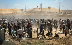 ISRAEL DISPARA CONTRA LAS MULTITUDES QUE ESPERAN ALIMENTOS EN GAZA - LA MAREA