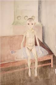 NIÑO SENTADO DESNUDO, HILDEGARD SEEMAN-WECHLER, 1929
