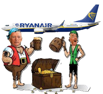 ANTHONY RYAN MICHAEL O'LEARY, DOS PIRATAS DE LOS AIRES