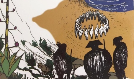 Cuadro de Tony Gallardo de Sucesos de Sardina 1968 