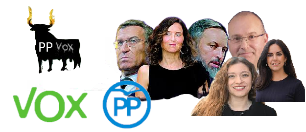 FEIJÓO, AYUSO, ABASCAL, TELLADO, NAVARRO, MILLÁN Y COMPAÑÍA. LA MENTIRA Y EL INSULTO COMO ARMAS POLÍTICAS