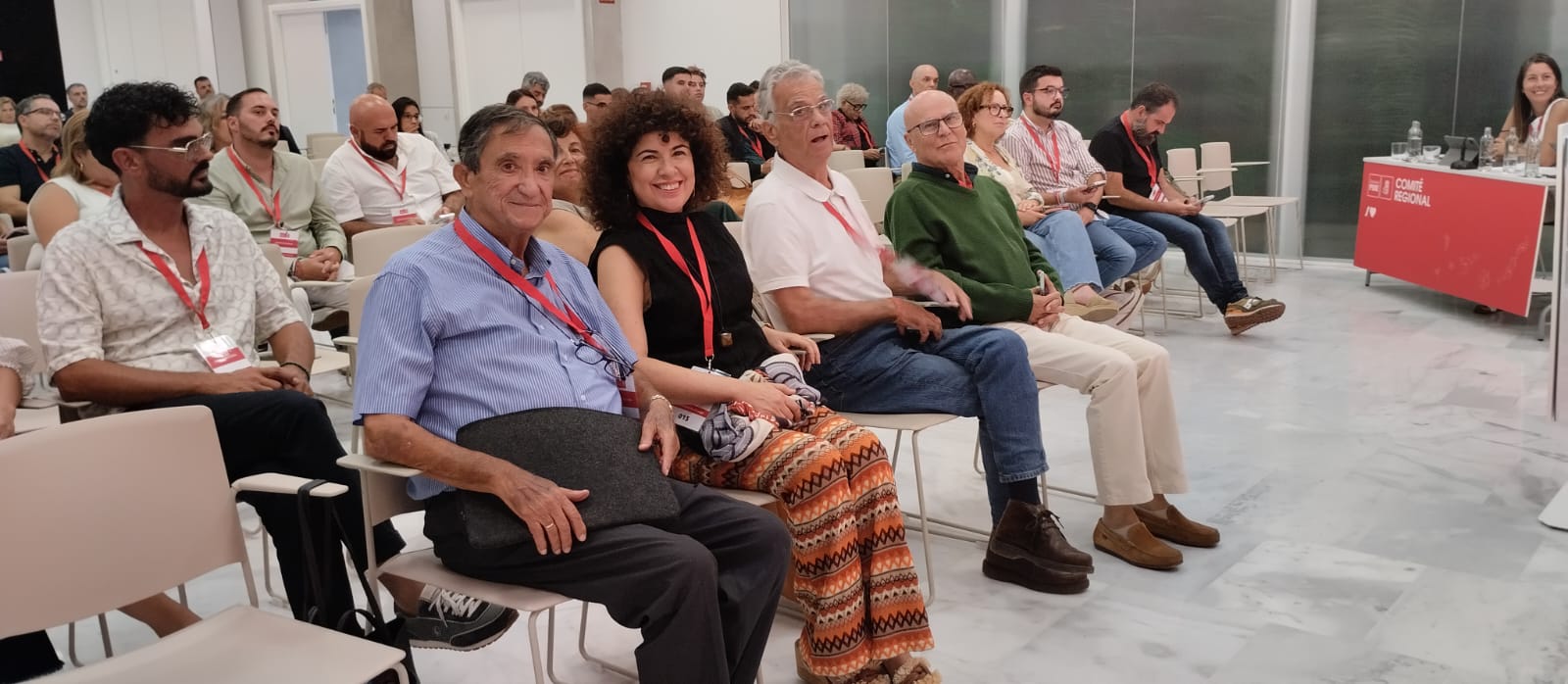 PEDRO ANATAEL MENESES EN EL COMITÉ DE LOS SOCIALISTAS CANARIOS