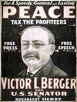 CARTEL ELECTORAL DE VICTOR BERGER