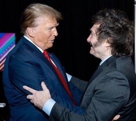 Milei y su admirado Trump
