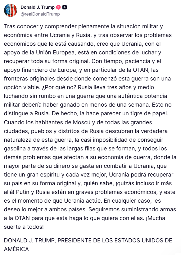 TRUMP EN TRUTH