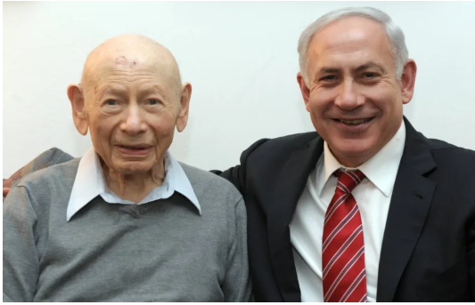 LOS NETANYAHU Benyamin Netanyahou es hijo de Benzion Netanyahu, el secretario particular del fascista y “quizás nazi”, según palabras de David Ben Gurion, Vladimir “Zeev” Jabotinsky. Foto: Gobierno de Israel.