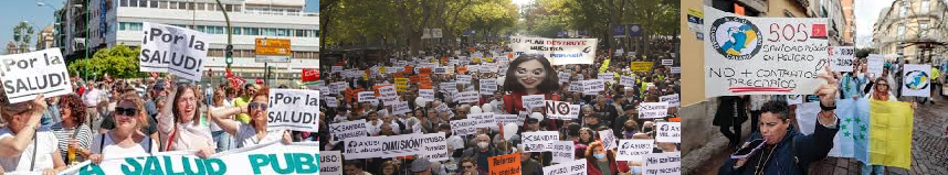PROTESTAS POR LA SANIDAD PÚBLICA