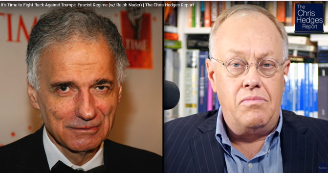 RALPH NADER CHRIS HEDGES