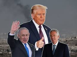 TRUMP BLAIR NETANYAHU