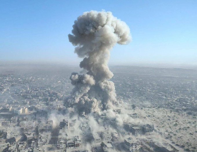 GAZA NO HIROSHIMA ISRAEL HA LANZADO SOBRE GAZA EL EQUIVALENTE A 10 BOMBAS ATÓMICAS