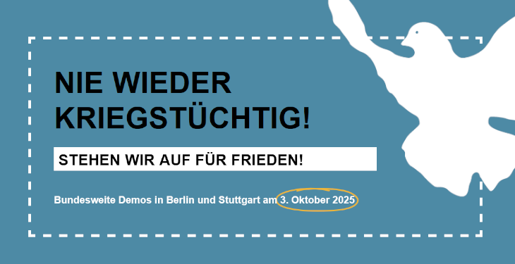 NUNCA MÁS LA GUERRA, DEFENDAMOS LA PAZ BERLIN STTUGART 3 DE OCTUBRE