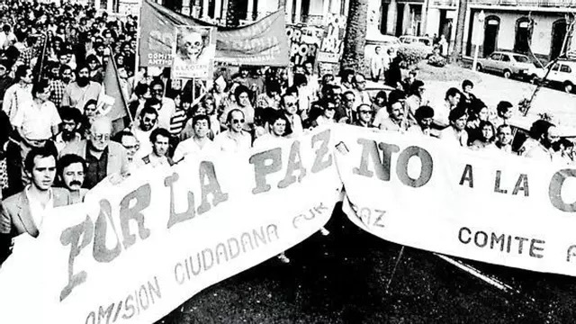 Manifestacion del  no en el referendum de la OTAN | Foto volcada por Dunia Torres el 11/03/2021 17:01