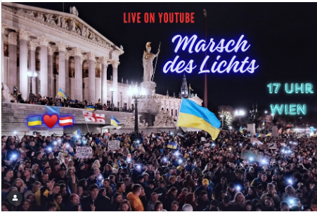MARCHA DE LA LUZ VIENA MRIJA