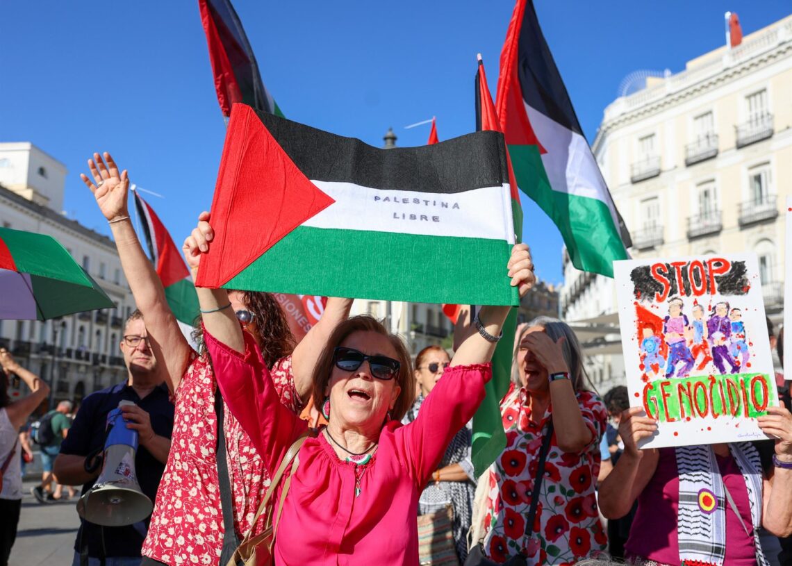 MANIFESTACIONES POR PALESTINA  - DEMÓCRATA