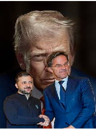 ZELENSKI RUTTE TRUMP