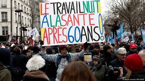 MOVILIZACIONES POR LAS PENSIONES EN FRANCIA DW