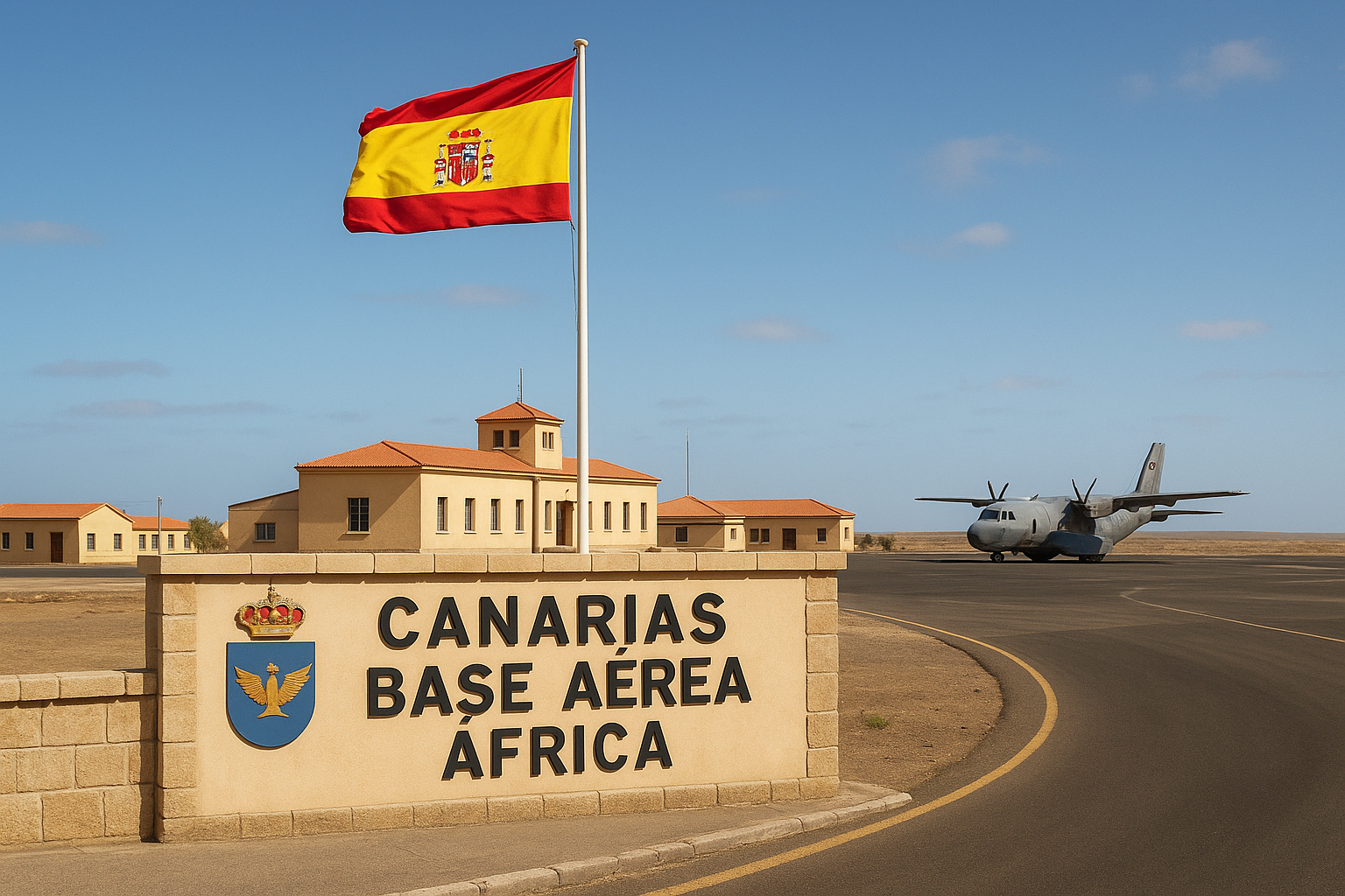 CANARIAS BASE AÉREA ÁFRICA por ChatGPT