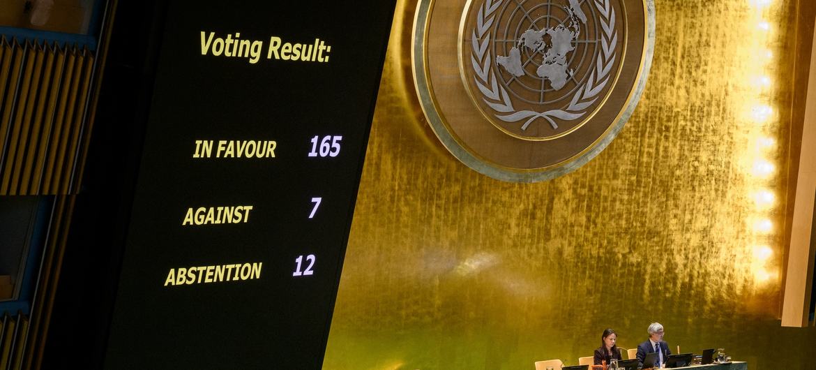 VOTACIÓN CESE BLOQUEO A CUBA, 2025 LAS AMENAZAS DE TRUMP TIENEN SU EFECTO