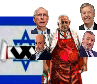 GRAHAM, CRUZ, MCCONELL, LEVIN, CÓMPLICES DEL GENOCIDA NETANYAHU