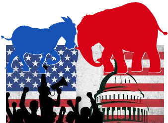 USA EEUU ENFRENTAMIENTO ENTRE DEMÓCRATAS Y REPUBLICANOS