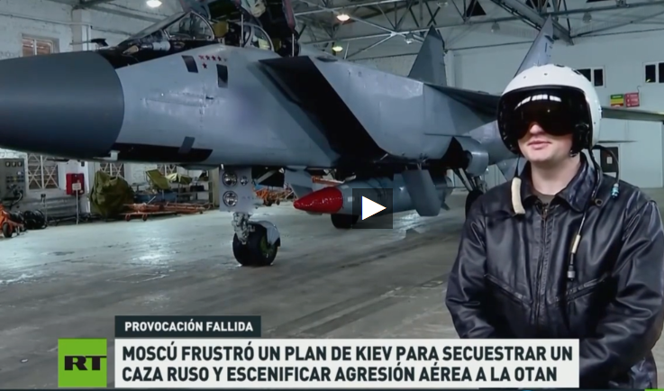 Moscú frustró un plan de Kiev para secuestrar un caza ruso y escenificar agresión aérea a la OTAN