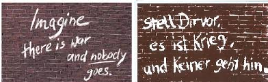 IMAGINA UNA GUERRA SIN NADIE BERTOLT BRECHT, CHARLOTTE E. KEYES, DAS GRÜNE...
