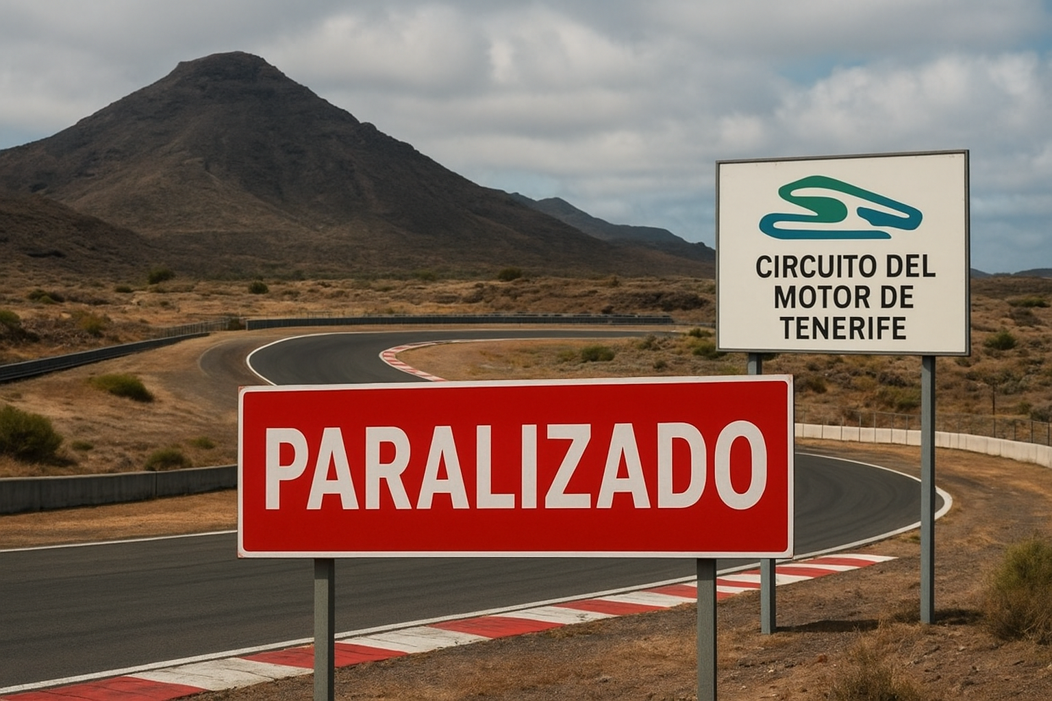 CIRCUITO DEL MOTOR DE TENERIFE PARALIZADO, POR ChatGPT
