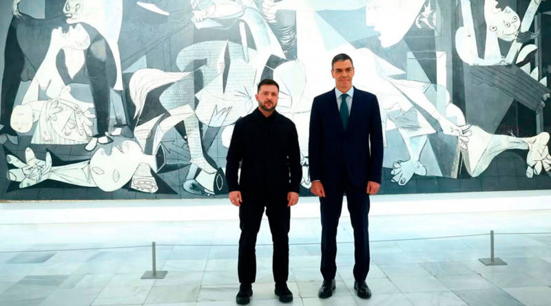 ZELENSKY SÁNCHEZ GUERNICA