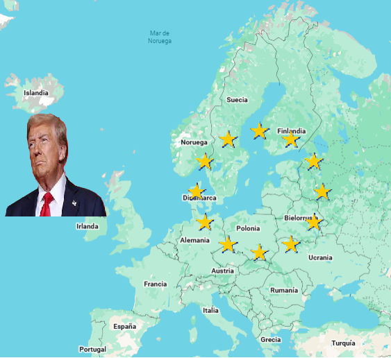 TRUMP NO MIRA HACIA EUROPA