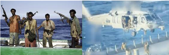 PIRATAS SOMALÍES - PIRATAS EEUU NO HAY DIFERENCIA MORAL