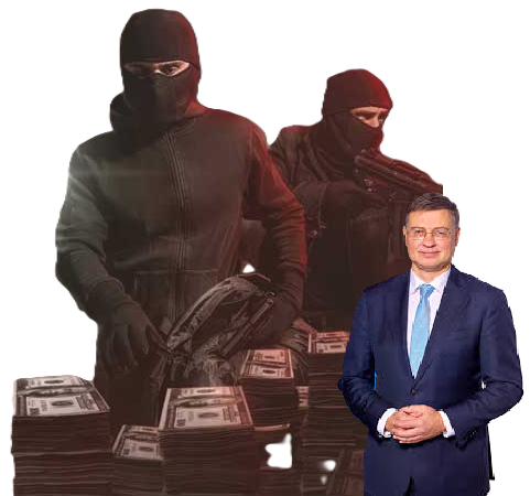 VALDIS DOMBROVSKIS, COMISARIO EUROPEO, JUSTIFICA EL ATRACO