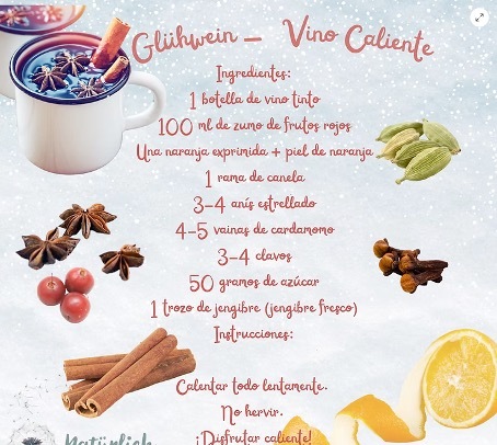 receta de Glühwein