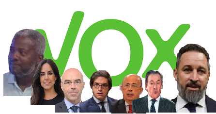 ALGUNOS DE LOS ENERGÚMENOS DE VOX