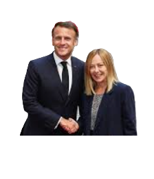 MACRON MELONI