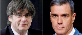 Puigdemont y Sánchez