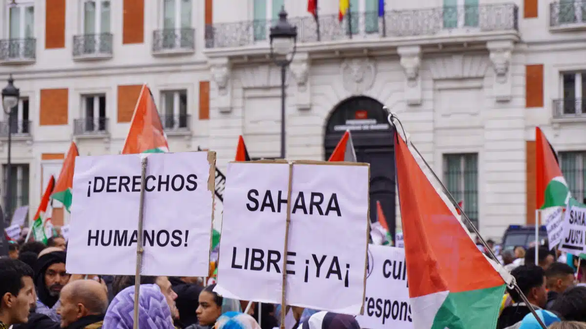 SAHARA MANIFESTACIÓN MADRID