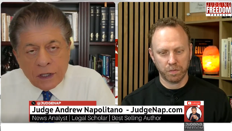 MAX BLUMENTHAL CON EL JUEZ NAPOLITANO